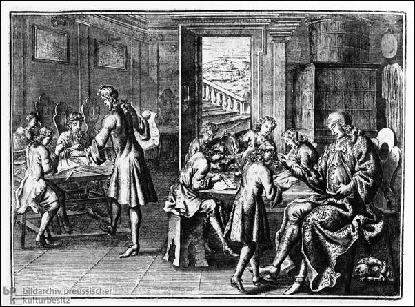 Unterrichtung von Söhnen (1750)
